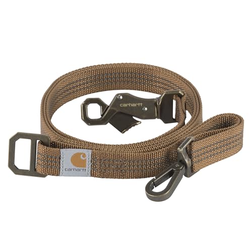 Carhartt Large Brown Dog Leash with Brass
