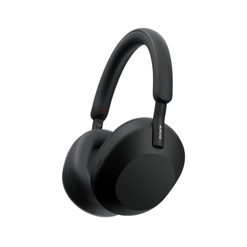 Sony WH-1000XM5 Noise-Canceling Headphones, 30-Hour Battery, Alexa, Black