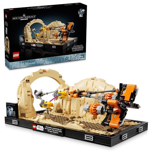LEGO Star Wars Podrace Diorama with Anakin’s Podracer