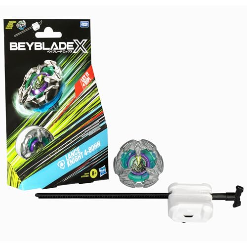 BEYBLADE X Lance Knight Starter Set: Defense Top & Launcher