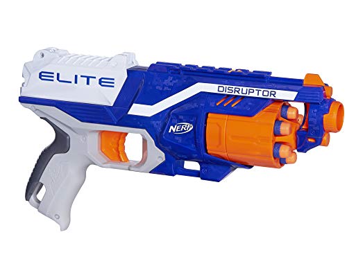 NERF Disruptor Elite Blaster – 6 Darts, Slam Fire