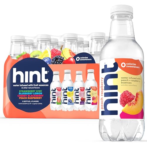 Hint Flavored Water Variety Pack, Zero Calories, 16 Fl Oz, 12-Pack