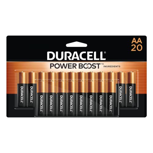 Duracell Coppertop AA Batteries, 20 Pack, Long-lasting Alkaline