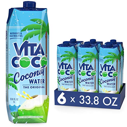 Vita Coco Original Coconut Water, 33.8 Fl Oz, 6-Pack