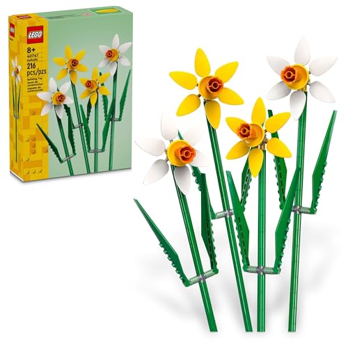 LEGO Daffodils Building Toy for Kids Ages 8+ – 40747