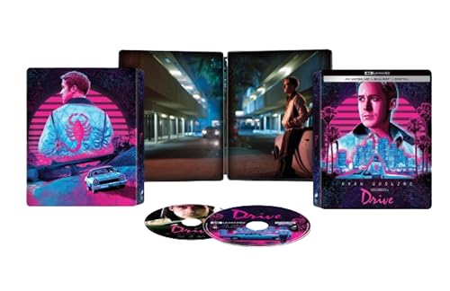 Drive 4K Ultra HD SteelBook – Includes Blu-ray & Digital