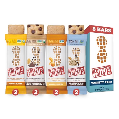 Perfect Bar Variety Pack, Protein Bars, Gluten-Free, Soy-Free, 8 Count