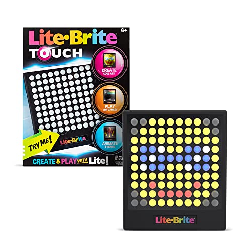 Lite-Brite Touch: Portable Light-Up STEM Art Toy for Ages 6+