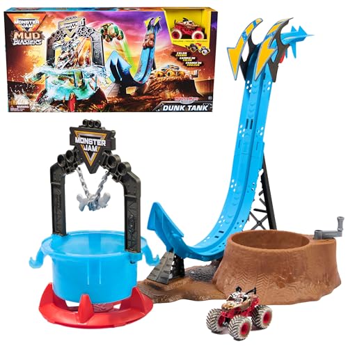 Monster Jam Mud Blasters Dunk Tank Playset for Kids 3+