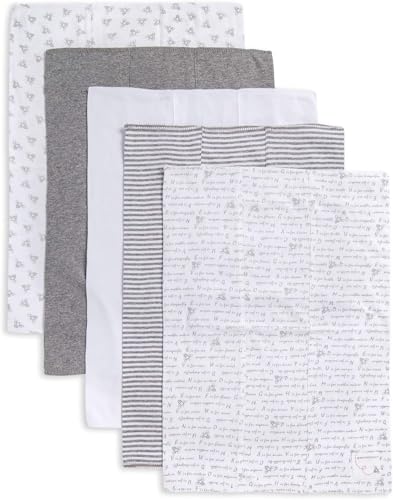 Burt’s Bees 5-Pack Organic Cotton Baby Burp Cloths