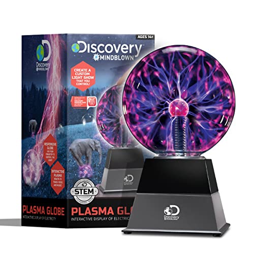 Discovery Plasma Globe Lamp – Touch & Sound Sensitive Decor Orb