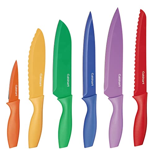 Cuisinart 12-Piece Multicolor Kitchen Knife Set
