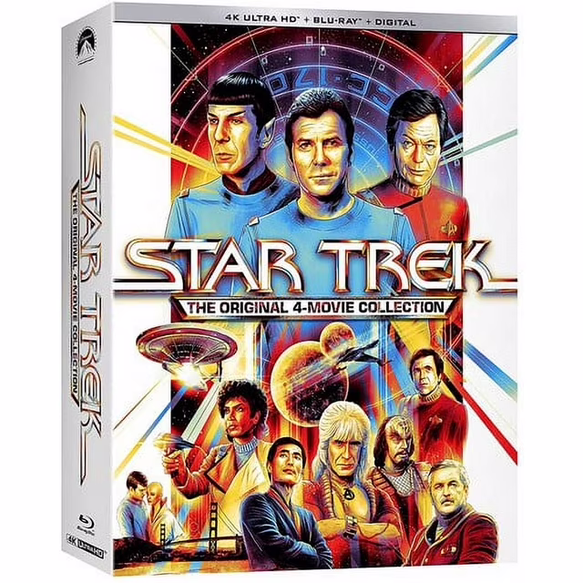 Star Trek: Original 4 Movie Collection (4K Ultra HD + Digital Copy)