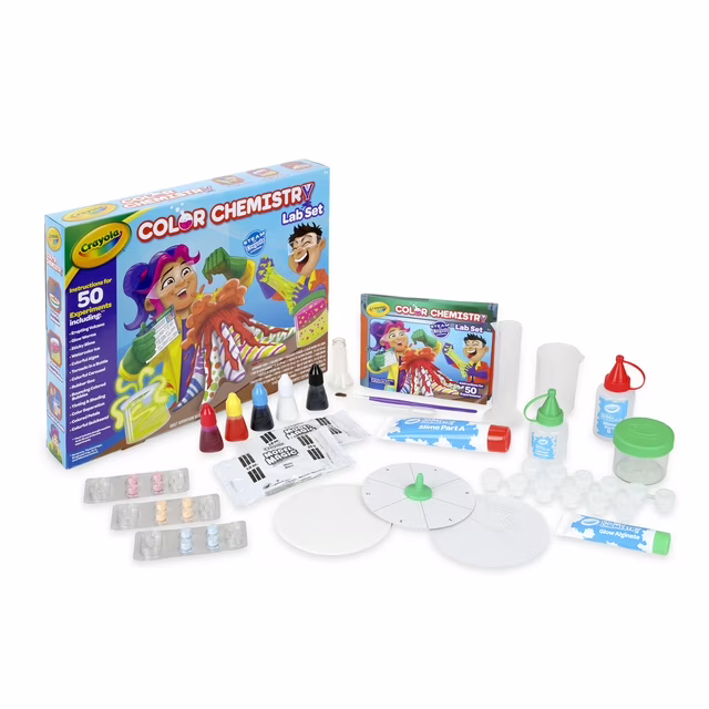 Crayola Color Chemistry Set: 50 STEM Experiments for Kids Ages 7+