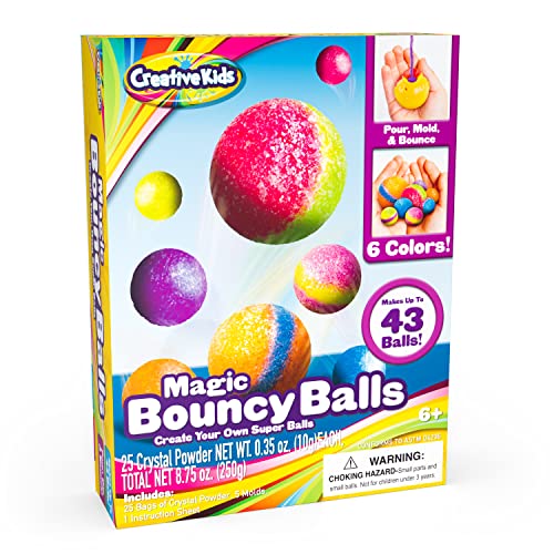 Magic Bouncy Balls DIY Kit – Makes 43 Balls, 25 Bags