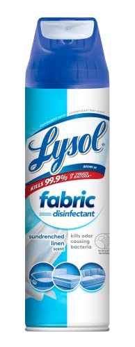 Lysol Fabric Disinfectant Spray, Sundrenched Linen, 15 FL. Oz