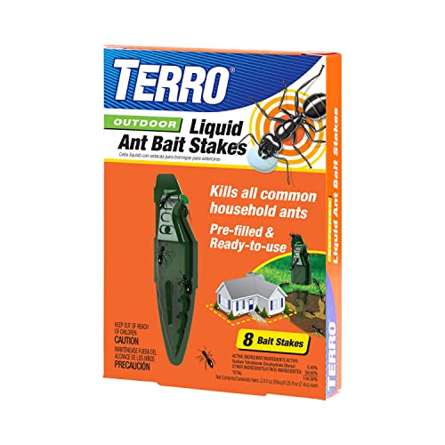 TERRO Outdoor Ant Bait Stakes – 8 Pack
