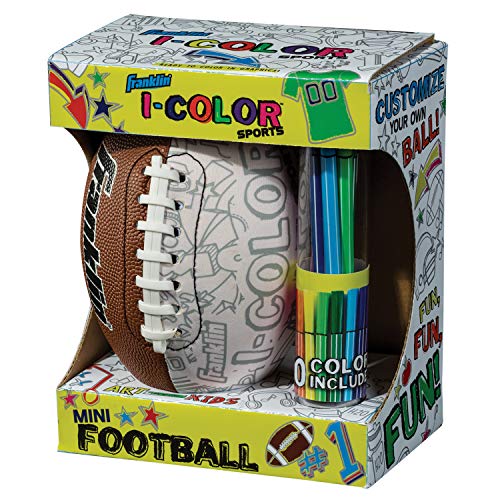 Franklin Custom Color Mini Football with Markers for Kids