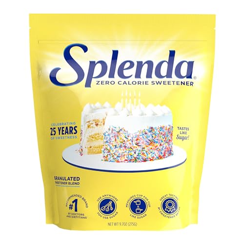 SPLENDA Zero Calorie Sweetener, 9.7 Oz Granulated Substitute