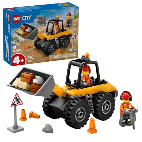 LEGO City Construction Wheel Loader Toy for Ages 4+