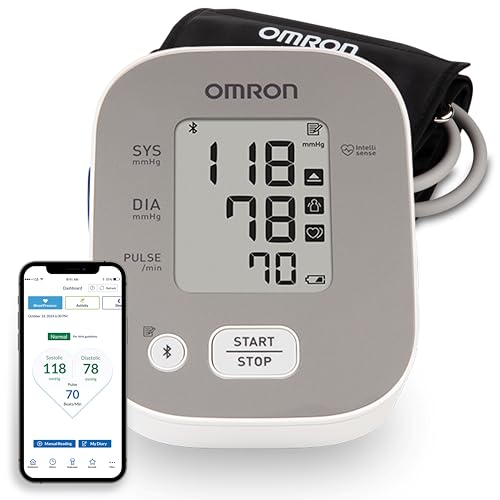 OMRON Bronze Blood Pressure Monitor, FDA Cleared, App Compatible
