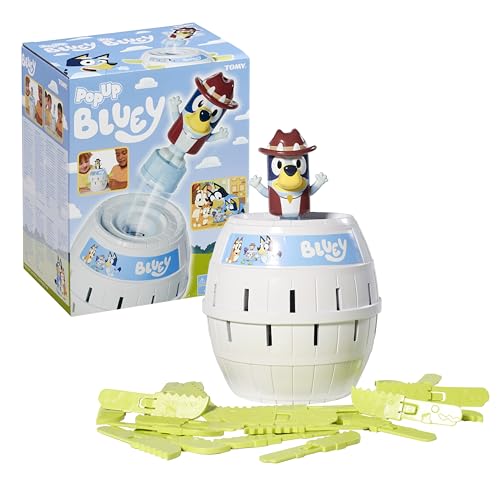 TOMY Pop Up Bluey Game: Fun Family Board Game for Ages 4+