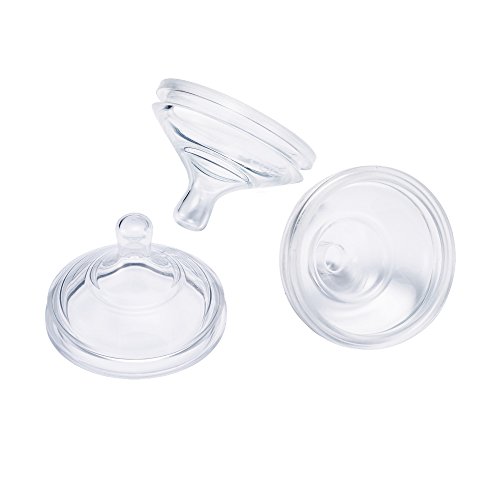 Boon Nursh Fast Flow Silicone Baby Bottle Nipples, 3 Pack