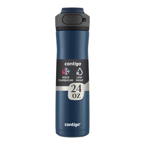 Contigo Cortland Chill 24oz Blueberry Insulated Water Bottle
