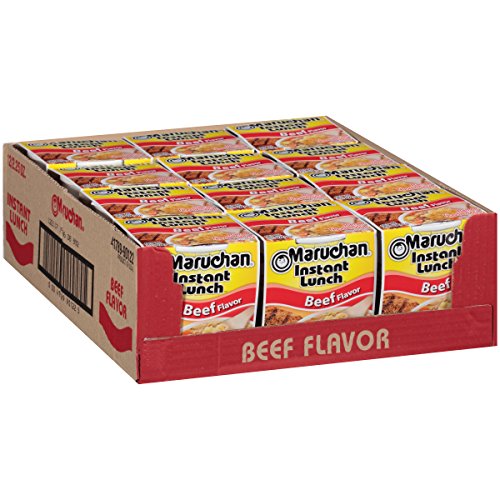 Maruchan Beef Ramen Noodle Soup, Microwaveable, 12 Pack