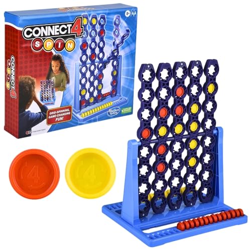 Connect 4 Spin Game, Spinning Grid, Ages 8+