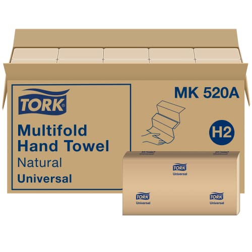 Tork Multifold Recycled Hand Towels, 16 Packs, H2 Compatible