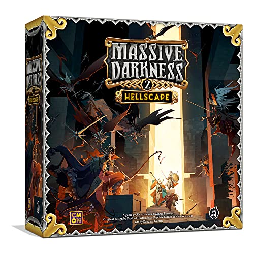 CMON Massive Darkness 2 Hellscape Board Game | 1-6 Players | 60 Min Playtime