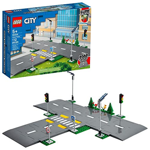 LEGO City Road Plates 60304: Glow Bricks & Traffic Lights Set
