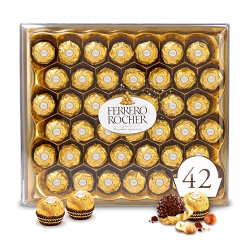 Ferrero Rocher 42 Count Gourmet Chocolate Gift Box