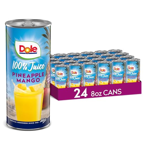 Dole Pineapple Mango Juice, Vitamin C, 8 Fl Oz, 24-Pack