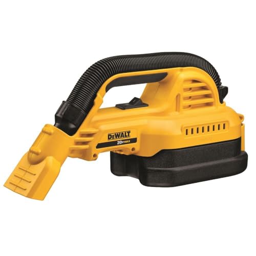 DEWALT 20V Cordless Hand Vacuum, Wet/Dry, 1/2-Gallon, Bare Tool