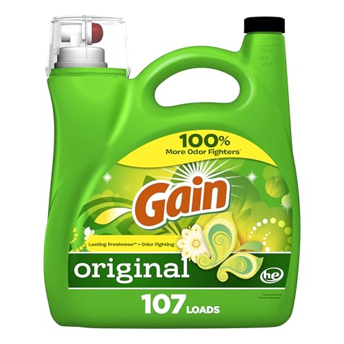 Gain + Aroma Boost Liquid Laundry Detergent, 107 Loads, 154 fl oz