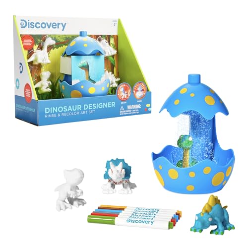 DISCOVERY KIDS Dinosaur Painting Kit with Washable Markers, 11-Piece Set