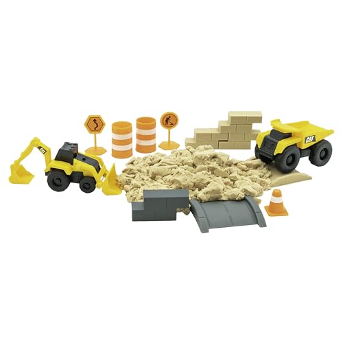 CAT Construction Dig N’ Build Playset with Vehicles, Ages 3+