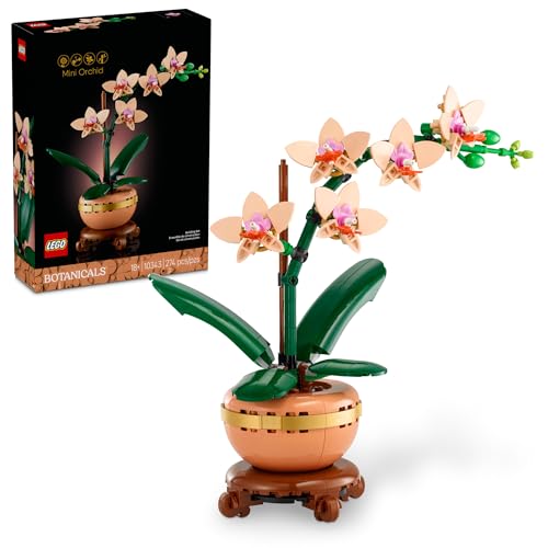 LEGO Mini Orchid Set – Home Decor for Adults 18+