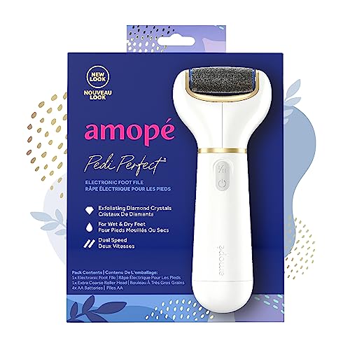 Amopé Pedi Perfect Electric Callus Remover with Diamond Crystals
