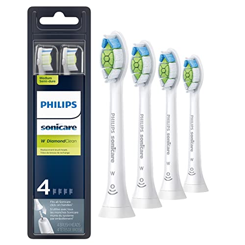 Philips Sonicare DiamondClean Replacement Heads, 4-Pack, White