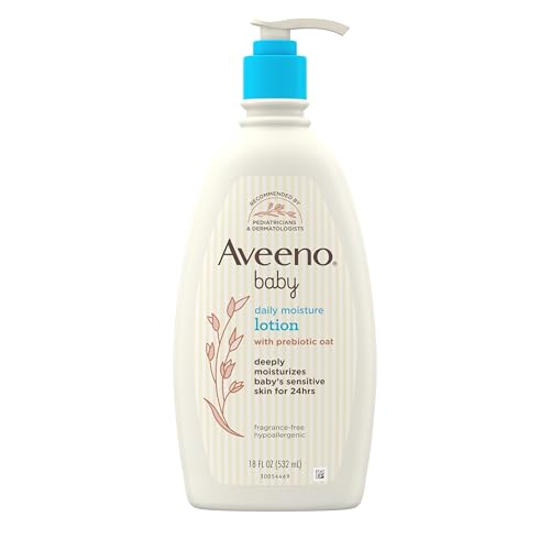 Aveeno Baby Fragrance-Free Moisturizing Lotion, 18 fl. oz