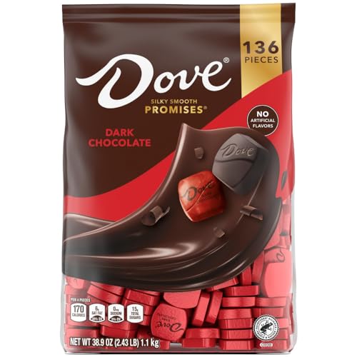 DOVE PROMISES Dark Chocolate Mother’s Day Candy, 136 Pieces