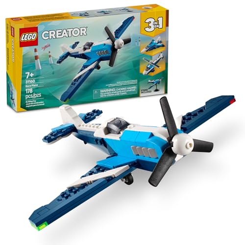 LEGO Creator 3-in-1 Aircraft Building Set, Ages 7+ – 31160
