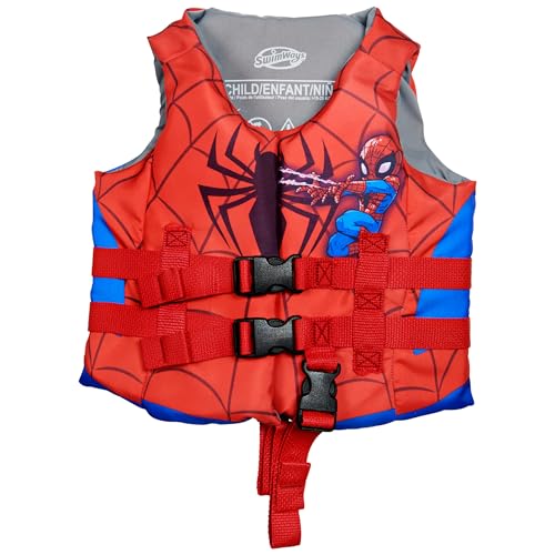 Marvel Spidey Swim Trainer Life Vest, USCG Approved 33-55 lbs