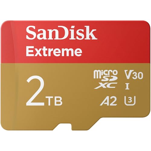 SanDisk 2TB Extreme microSDXC Card – 240MB/s, 4K, 5K Ready