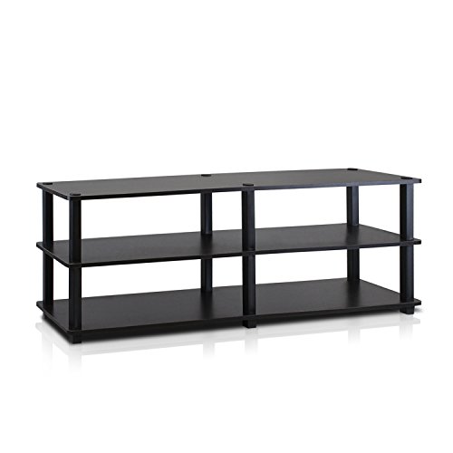 Furinno 3-Tier Shoe Rack, Espresso/Black