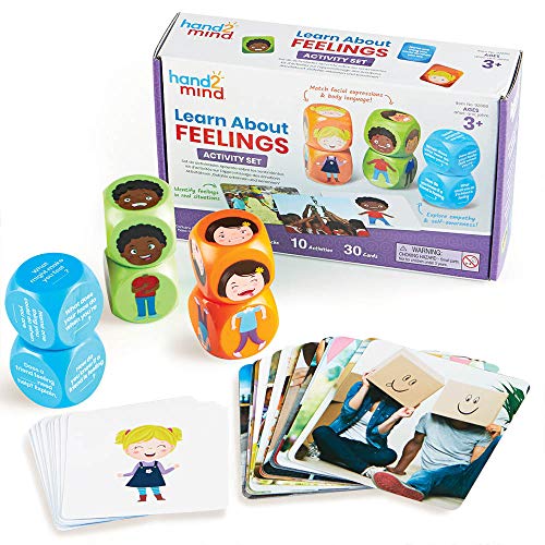 hand2mind Feelings Set: Social Skills Games & Therapy Toys