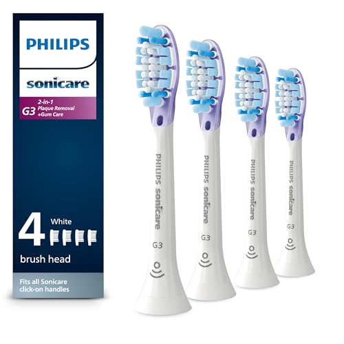 Philips Sonicare G3 Premium Gum Care Toothbrush Heads, 4 Pack